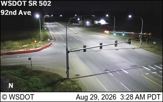 SR 502 at MP 4.6: NE 92nd Ave live camera view