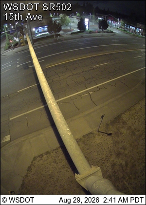 SR 502 at MP 5.8: 15th Ave live camera view