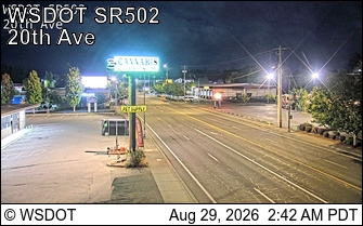 SR 502 at MP 5.8: 20th Ave live camera view