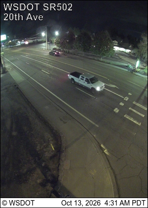 SR 502 at MP 5.8: 20th Ave live camera view