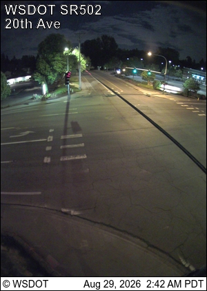 SR 502 at MP 5.8: 20th Ave live camera view
