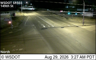 SR 503 at MP 4.3: 149th St live camera view