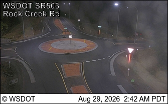 SR 503 at MP 13.7: Rock Creek Rd live camera view