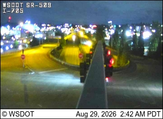 SR 509 at MP 0: I-705 Interchange live camera view