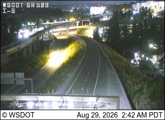 SR 509 @ MP 20.86: I-5 Intersection live camera view