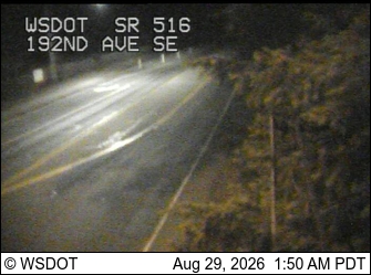 SR 516 at MP 13.1: 192nd Ave SE live camera view