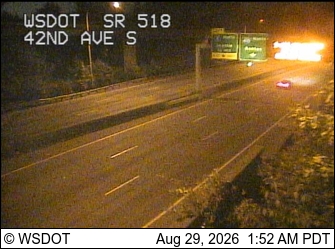 SR 518 at MP 2.9: 42nd Ave S live camera view