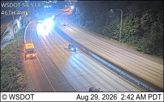 SR 518 at MP 3.2: 46th Ave S live camera view