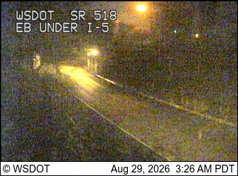 SR 518 at MP 3.8: EB Under I-5 live camera view