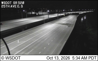 SR 520 at MP 1.16: 25th Ave E, South live camera view
