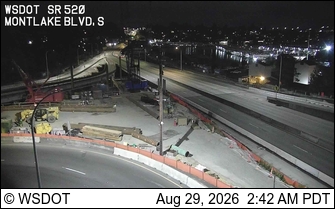 SR 520 at MP 0.9: Montlake Blvd, South live camera view