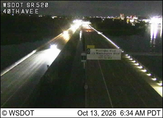 SR 520 at MP 1.9: 40th Ave E live camera view