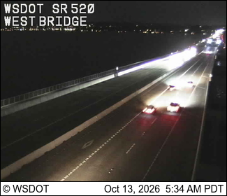 SR 520 at MP 2.4: West Bridge live camera view