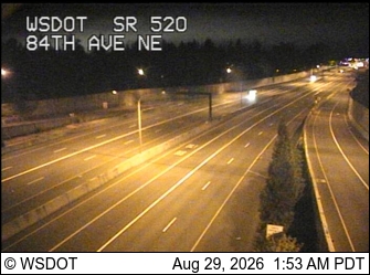 SR 520 at MP 4.5: 84th Ave NE live camera view
