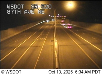 SR 520 at MP 4.8: 87th Ave NE live camera view