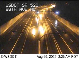 SR 520 at MP 4.9: 88th Ave NE live camera view