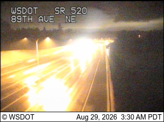 SR 520 at MP 4.9: 89th Ave NE live camera view