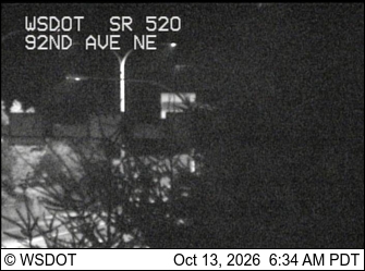 SR 520 at MP 5.2: 92nd Ave NE live camera view