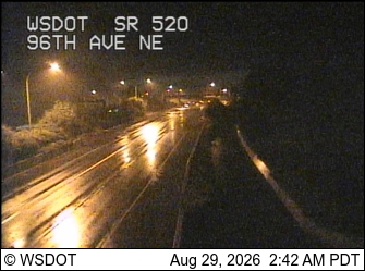 SR 520 at MP 5.4: 96th Ave NE live camera view
