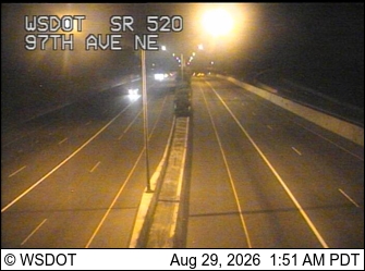 SR 520 at MP 5.5: 97th Ave NE live camera view