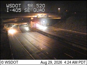 SR 520 at MP 7: I-405 SE Quad live camera view