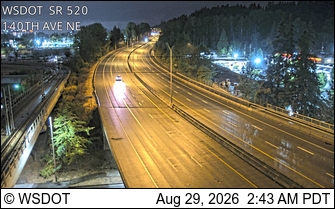 SR 520 at MP 8.6: 140th Ave NE live camera view