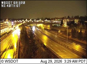 SR 520 at MP 10.1: NE 40th St live camera view