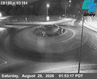 TUL-190-AT ROAD 284 live camera view