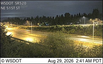 SR 520 at MP 10.7: NE 51st St, EB Ramps live camera view