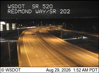SR 520 at MP 12.8: Redmond Way live camera view
