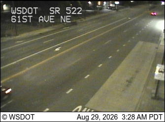 SR 522 at MP 6.6: 61st Ave NE live camera view