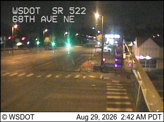 SR 522 at MP 7.2: 68th Ave live camera view