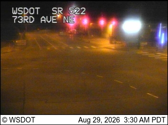 SR 522 at MP 7.5: 73rd Ave NE live camera view