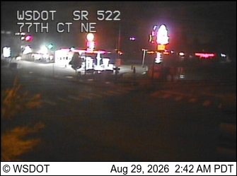 SR 522 at MP 7.8: 77th Ct NE live camera view