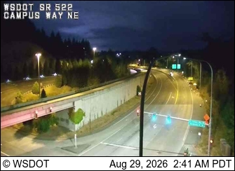 SR 522 at MP 10.5: S Campus Way live camera view