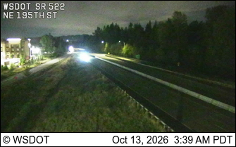 SR 522 at MP 12.9: NE 195th St live camera view