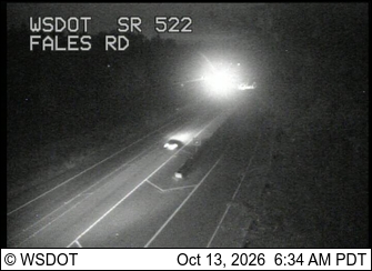 SR 522 at MP 18.9: Fales Rd live camera view