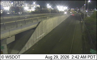 SR 526 at MP 1.4: Airport Rd, WB live camera view