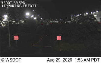 SR 526 at MP 1.4: Airport Rd, EB live camera view