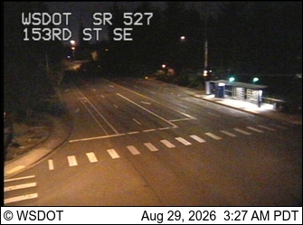 SR 527 at MP 7.2: 153rd St SE live camera view