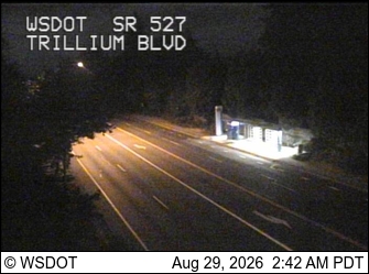SR 527 at MP 8.1: Trillium Blvd live camera view