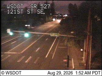 SR 527 at MP 9.5: 121st St SE live camera view
