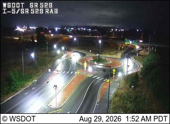 SR 529 at MP 6.2: I-5/SR 529 RAB live camera view