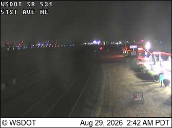SR 531 at MP 7.6: 51st Ave. NE live camera view