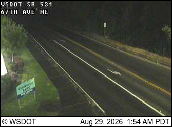 SR 531 at MP 8.5: 67th Ave. NE live camera view