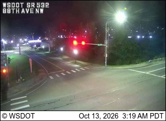 SR 532 at MP 5: 88th Ave NW live camera view