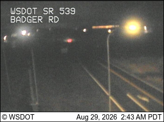 SR 539 at MP 12.5: Badger Rd live camera view