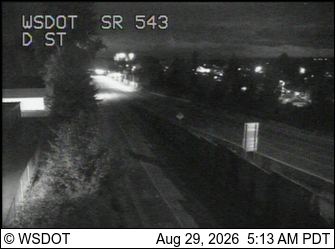 SR 543 at MP 0.8: D St live camera view