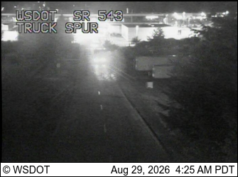 SR 543 at MP 0.9: Truck Spur live camera view