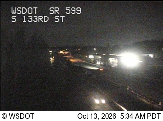 SR 599 at MP 0.4: S 133rd St live camera view